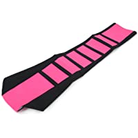 Los mejores  - Alamor Universal Soft Gripper Funda De Asiento De Motocicleta Raya De Polvo Caucho Dirt Bike Enduro-Rosa